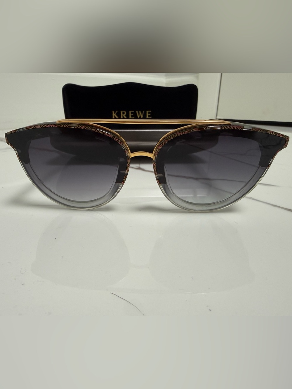 KREWE Clio Nylon Custom Acetate Sunglasses